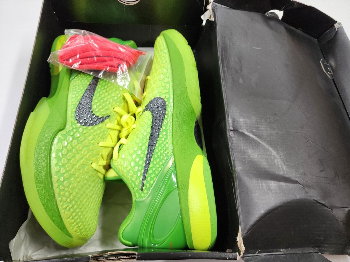 NEW** Nike Zoom Kobe 6 VI Protro Green Apple Low Grinch USA Size