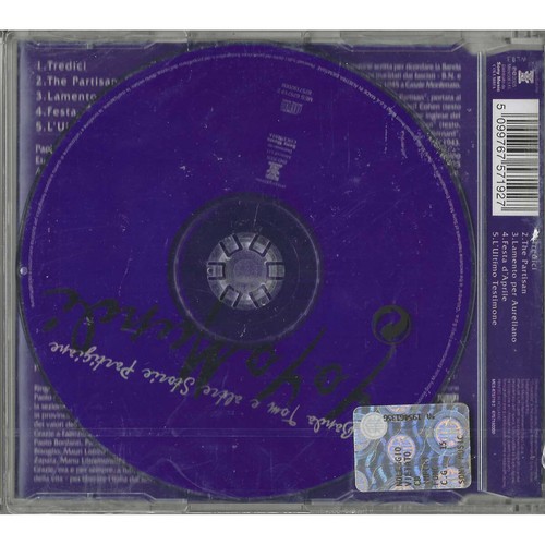 Yo Yo Mundi CD'S Singolo La Banda Tom E Altre Storie Partigiane / MES 6757192 Si - Foto 2 di 2