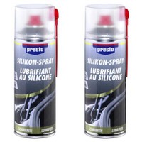 2 X Presto Silikonspray 400 Ml 306345 Gleitmittel Trennspray Schmiermittel Fett