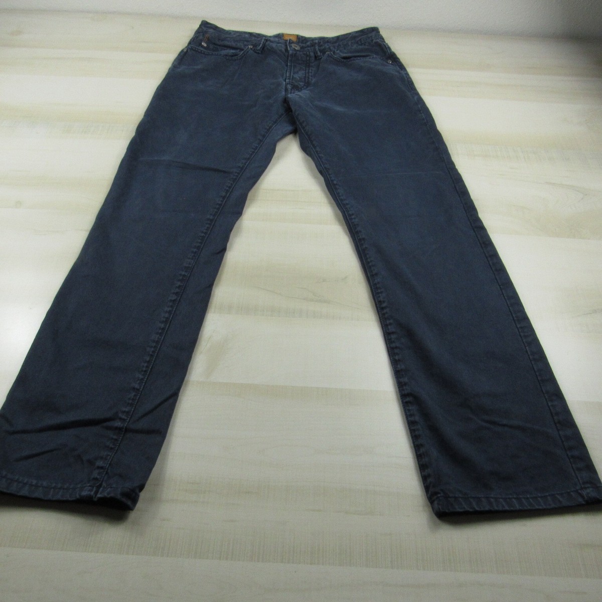 Hugo Boss Orange Jeans Mens 32x34 (Measured 31x30) Blue Regular Fit Button  Fly