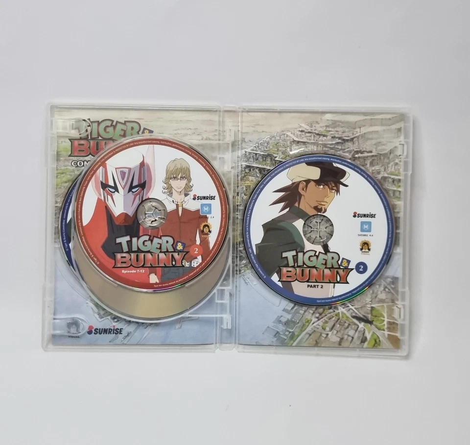 Tiger and Bunny Complete Series - DVD | Region 4 | Ep 1-25 -  ANIME - image 3 of 4