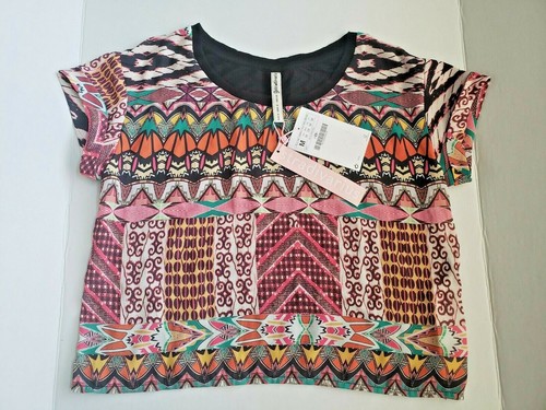 NEW Stradivarius Crop Top Multi-color Size Medium
