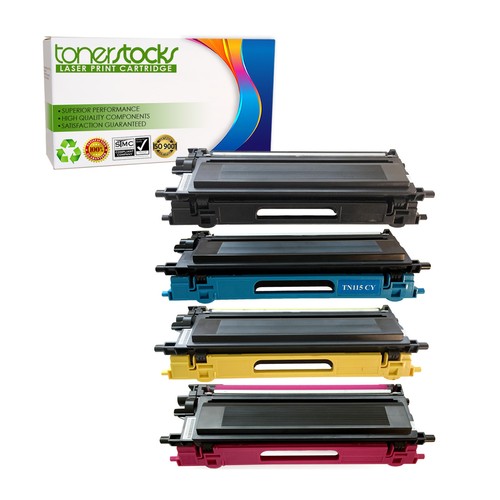 Set of 4 TN115 BCMY Laser Toner for 