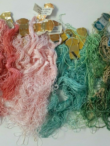 Vtg. Brazilian Rayon Embroidery Floss Thread Lot 45 Skeins NOS *Matikor HTF - Picture 6 of 10