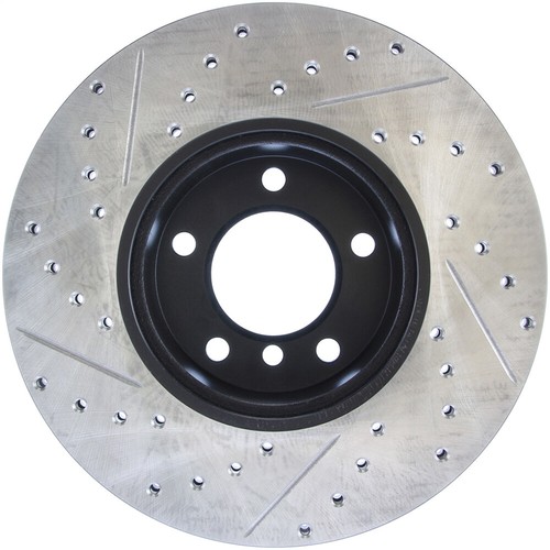StopTech 127.34108L Front Left Drilled Brake Rotor for 2014-18 328d / 07-16 328i - Foto 5 di 9