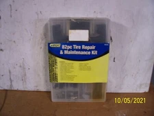 82 Piece Tire Repair and Maintenance Kit # 60203 NEW 
