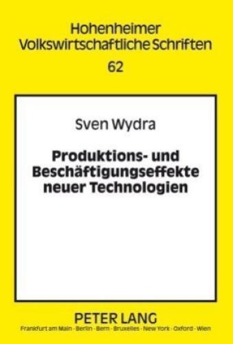 Thumbnail - Produktions- Und Beschäftigungseffekte Neuer Technologien Am Beispiel