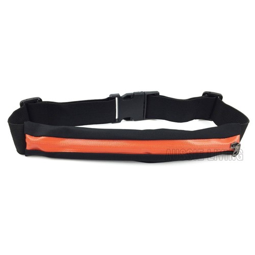 2 X Waist Running Pocket Zip Belt Lycra Bum Bag Hiking Cycling Jogging Pouch OZ - Picture 6 of 12