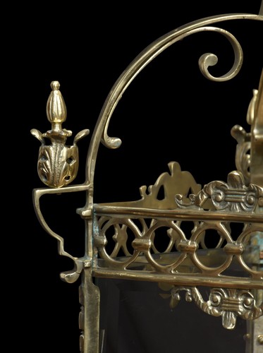 Large Pair of 18th-Century Style Hall Lanterns | Timeless Elegance - 第 3/8 張圖片