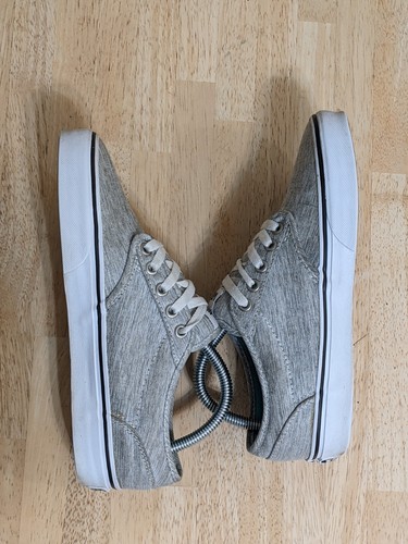 Vans Off the Wall Womens Sneakers Atwood size 8 Gray Lace Up Shoes - Picture 5 of 7