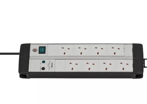 Brennenstuhl 8 Gang Extension Lead Surge Protection 30,000A Surge Protection - 第 1/9 張圖片