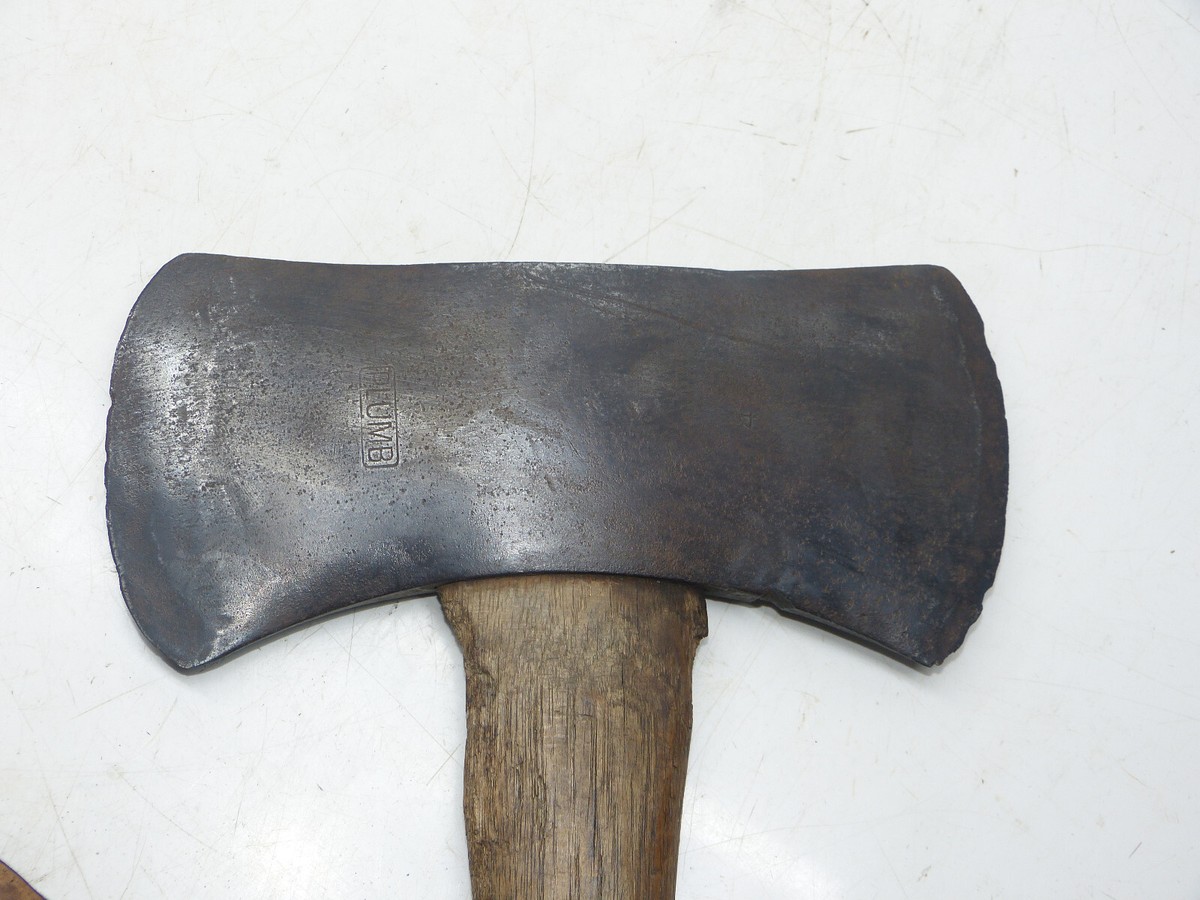 Vintage Pound Plumb Michigan Pattern Double Bit Axe INV16831