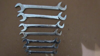 Snap On 4 Way Angle Head Wrench Set SAE 3/8'' to 3/4'' Old Style Script