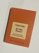 Tom Ford BITTER PEACH Eau de Parfum Sample 1.5 mL 0.05 oz Vial Card VOC