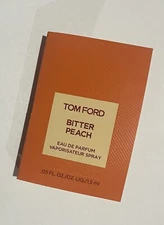 Tom Ford BITTER PEACH Eau de Parfum Sample 1.5 mL 0.05 oz Vial Card VOC