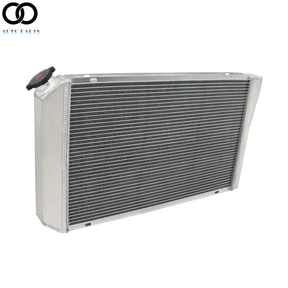 For 1984-1990 Chevrolet Corvette 5.7L V8 CC829 3 Row Racing Aluminum Radiator - Image 2 of 4