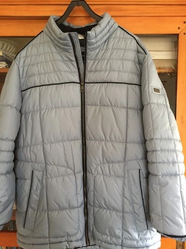 top erhalten- eisblaue Babista Herren Steppjacke Gr. 58 Großgröße