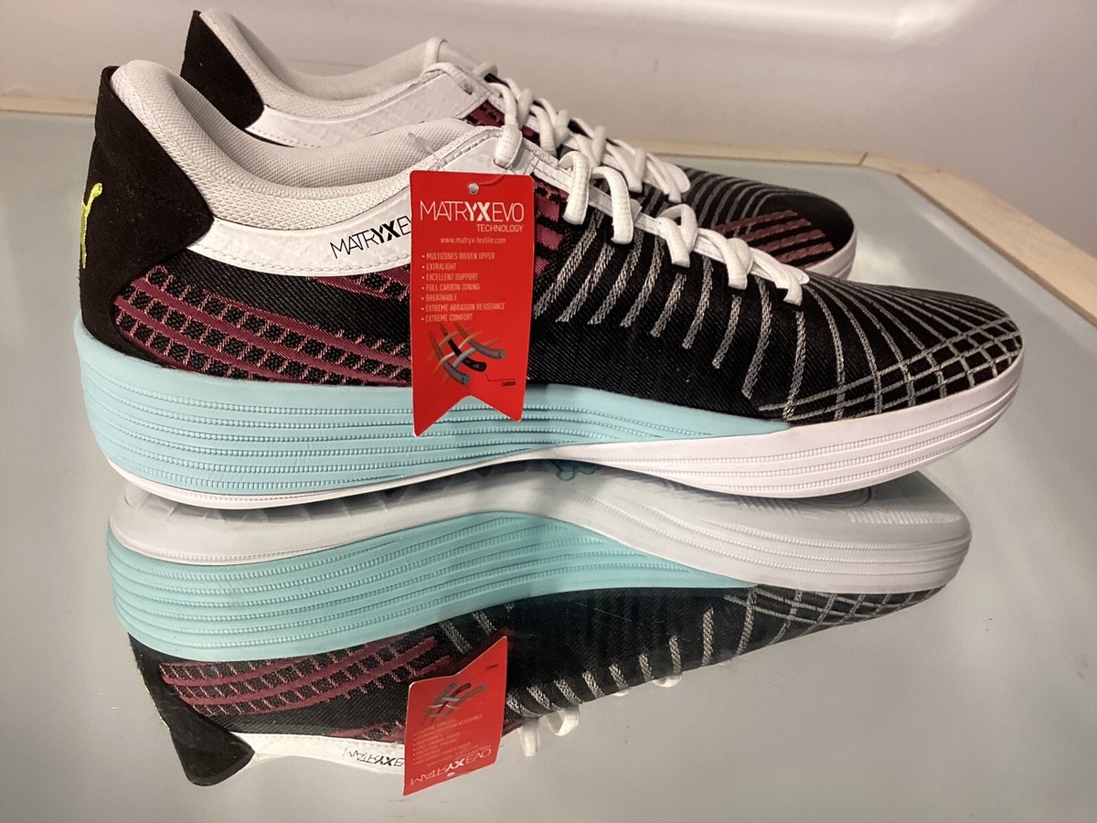 New PUMA CLYDE ALL -PRO Black Pink Lady Men's Sze 17 194039 New PUMA CLYDE ALL -PRO Black Pink Lady Men's Sze 17 194039