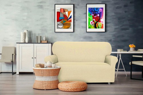 Cubre Sofá Elasticizado Salva Sofá Universal Con Brazos Cubre Sillón - Imagen 9 de 37