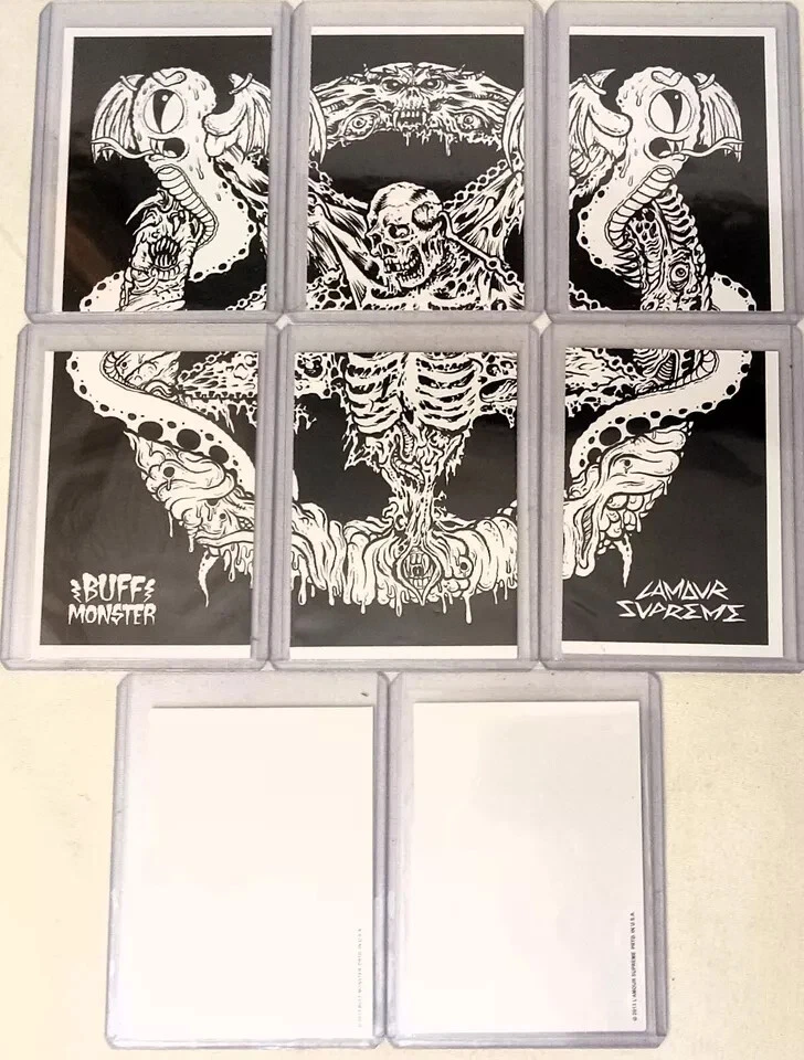 Buff Monster "THE METAL MISFITS" 8 card set 2013 N/Mint! Melty Misfits. - Image 2 of 4