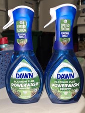 (2) Dawn Platinum Plus Powerwash Dish Spray Fresh Pine Scent 16oz *Limited Editi