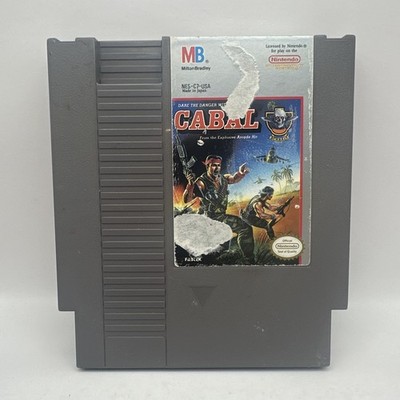 Cabal Nintendo Entertainment System 1990 Milto Bradley Game Cartridge