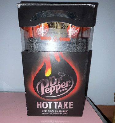 Dr Pepper Hot Take Very Spicy Limited Edition Cola Soft Drink Soda