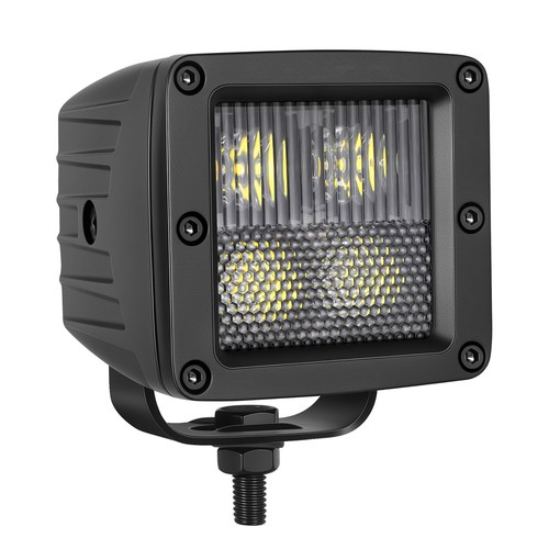 2Pc 3" Cree LED Work Light Cube Pods OffRoad Driving Combo Reverse Truck 4WD ATV - 第 12/14 張圖片