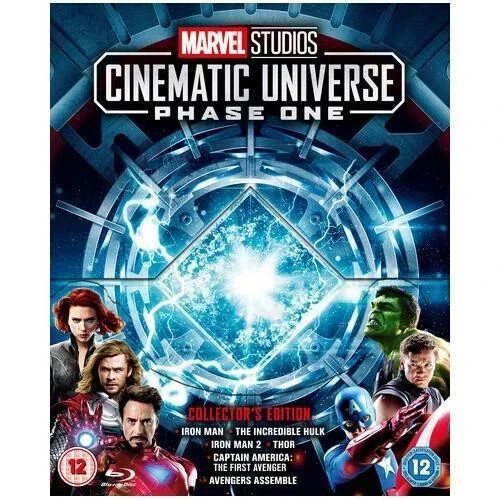 Marvel Studios Cinematic Universe: Phase One [12] Blu-ray Box Set New (2)