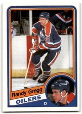 1984-85 O-Pee-Chee Randy Gregg Edmonton Oilers #242