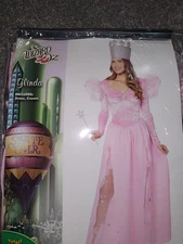 Wizard Of Oz Glinda Halloween Costume, Adult MULTILPLE SIZES