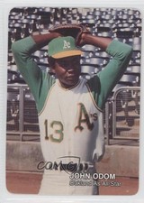 1987 Oakland Athletics All-Time All-Stars Stadium Giveaway Blue Moon Odom #3 9u9