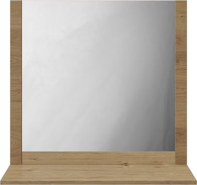 WELLTIME Wand Spiegel MODENA eiche 59cm