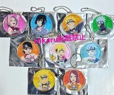 Naruto Acrylic Charm Fujikyu Limited Purchase Bonus Novelty 9 Types Comp