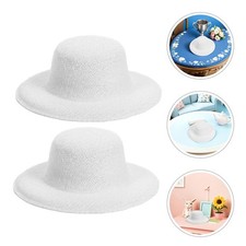 40pcs Mini Top Hat Miniature Tiny Formal Hats for Crafts Cake Decoration for