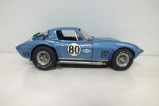 1963 Corvette Grand Sport #80 Exoto Racing Legends Blue Coupe 1:18 Die Cast