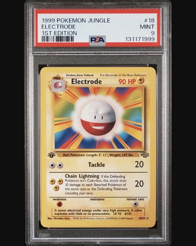 Electrode (1st Edition) graded PSA 9 for sale on eBay