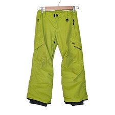 Boulder Gear Bolt Cargo Ski Pants Boys Small 6/7 Kiwi Insulated Snow Waterproof