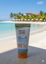 Garnier Ambre Solaire Kids Sensitive Advanced SPF 50+ Sunscreen Lotion 175ml 48.57 per litre