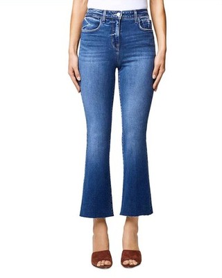 L'agence Kendra High Rise Crop Flare Jeans Laredo