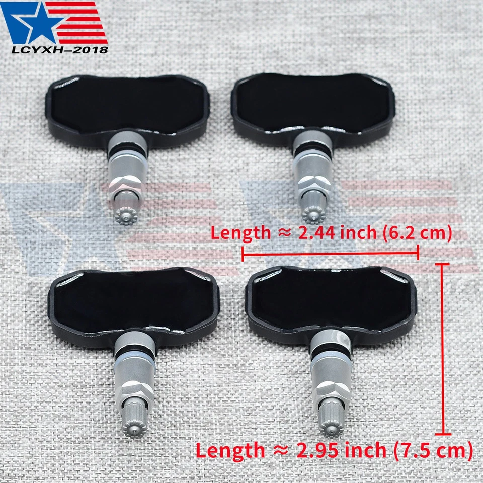 4Pcs TPMS Tire Pressure Sensor for Chevrolet Trailblazer Cadillac GMC 25774006 - Image 2 of 4