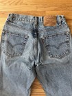 Levi's 505 vintage mid-wash straight-leg jeans. 32x32 — photo 9