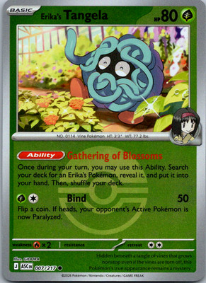 Erika's Tangela - (Poke Ball) Reverse Holo 007/217 NM ME: Ascended Heroes