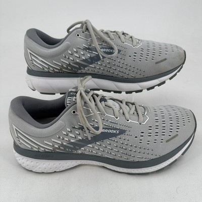Brooks Ghost 13 Running Shoes WOMENS Gray Lace Up Athletic Sneakers SIZE  W