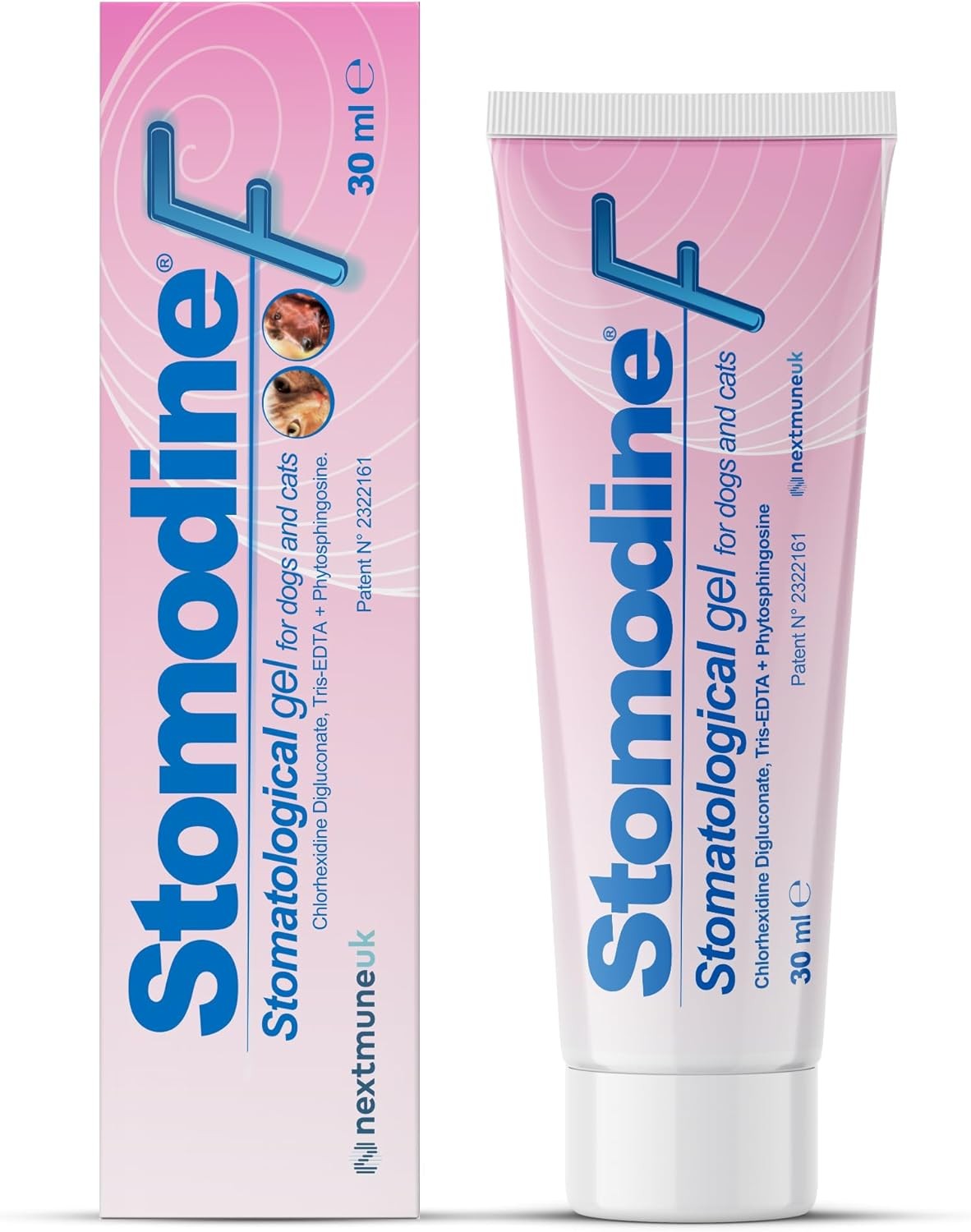 ICF | Stomodine F | Cat & Dog Toothpaste | Meat Flavour | Fights Plaque & Bad B