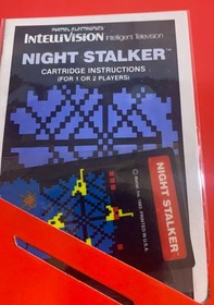 INTELLIVISION NIGHT STALKER GAME CIB /CLEANED & TESTED 5/12/26