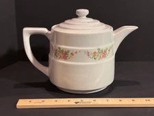 Vintage DRIP-O-LATOR Ceramic Floral Coffee Tea Pot by Enterprise Aluminum Co