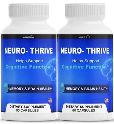 Neuro Thrive Brain Supplement Extra Strength - Official Formula (2 Pack)