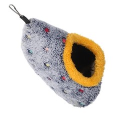 Plush Bird Nest For Small Birds - Soft Hanging Hut For Parakeets Cockatiels