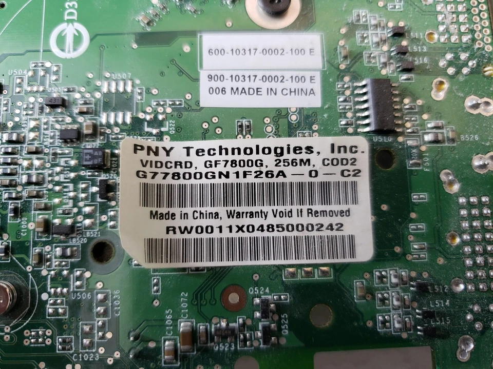 Lot of 2x NVidia GeForce 7800 GT PCIe 256MB GDDR3 Graphics Video Card GPU (GF... - Image 4 of 4